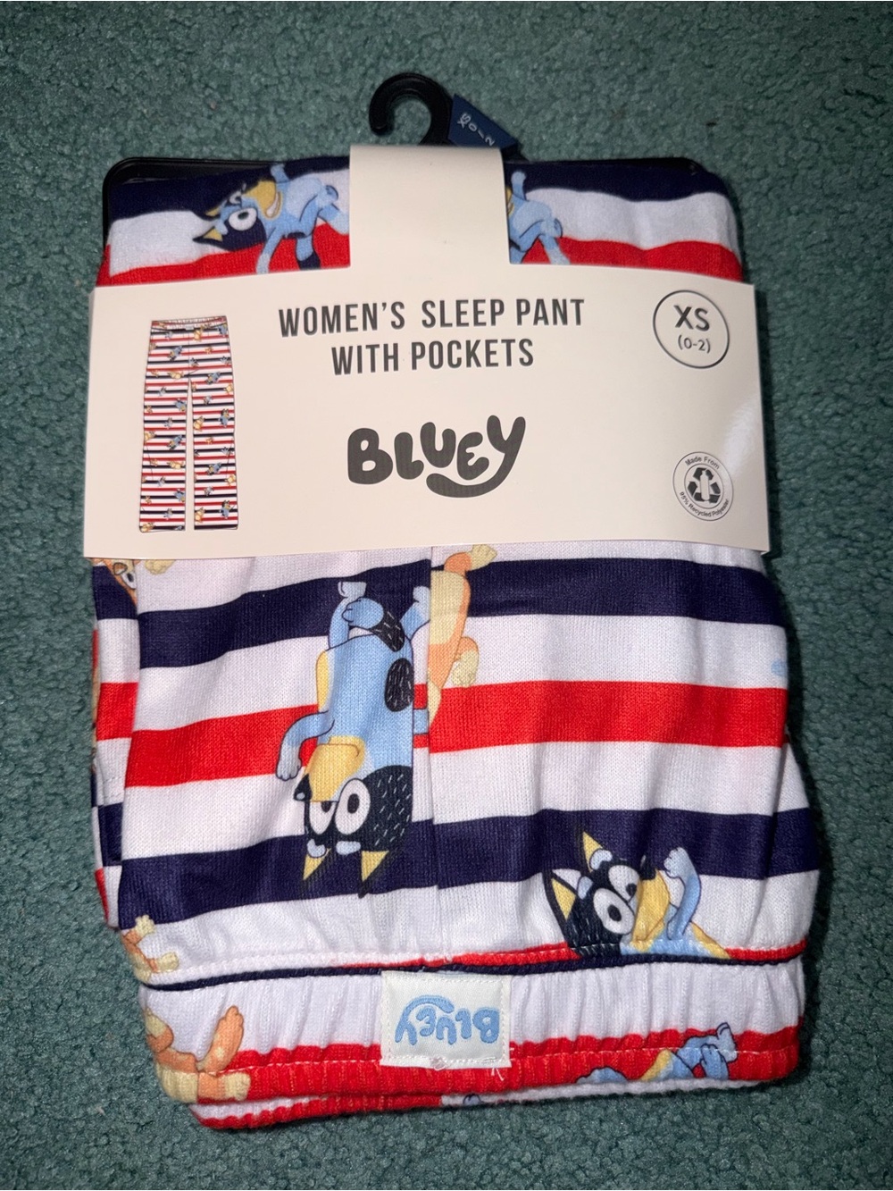 Women’s Bluey Striped Pajama Pants!